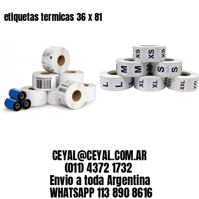 etiquetas termicas 36 x 81