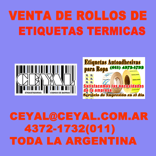 Crear imprimir y comprar codigos de barras Envios Argentina