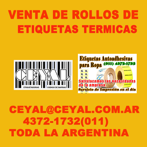etiquetas termicas cordoba Argentina