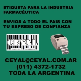 Etiquetadoras ZEBRA ARGENTINA - CEYAL (011 43721732)