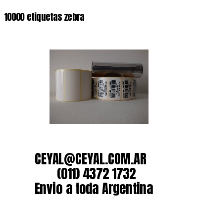 10000 etiquetas zebra