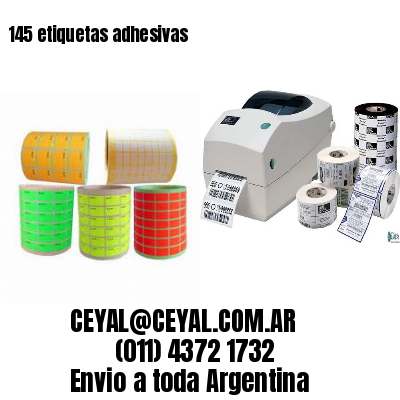 145 etiquetas adhesivas