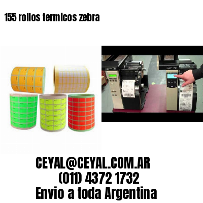 155 rollos termicos zebra