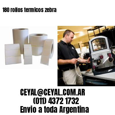 180 rollos termicos zebra