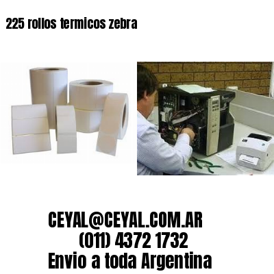 225 rollos termicos zebra