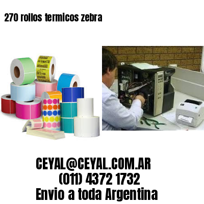 270 rollos termicos zebra