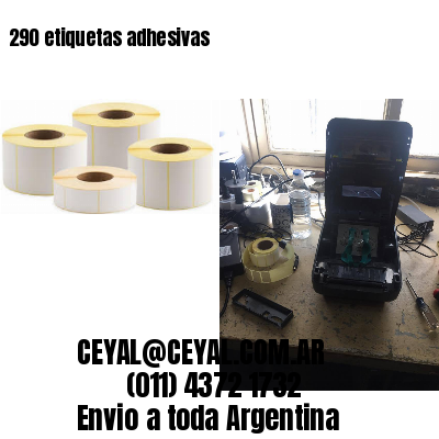 290 etiquetas adhesivas
