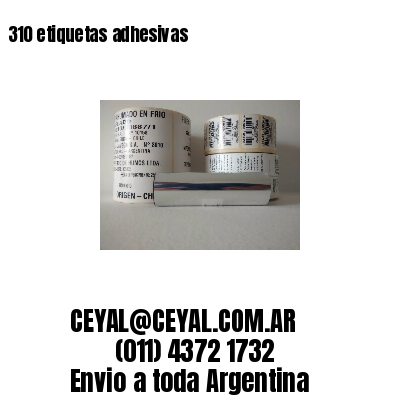 310 etiquetas adhesivas