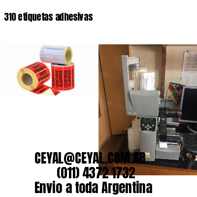 310 etiquetas adhesivas