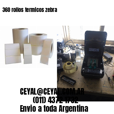360 rollos termicos zebra