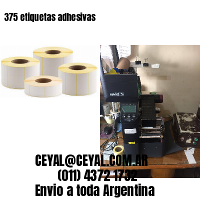 375 etiquetas adhesivas