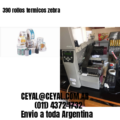390 rollos termicos zebra