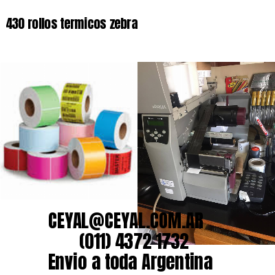 430 rollos termicos zebra
