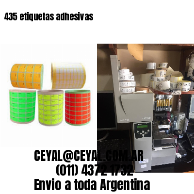 435 etiquetas adhesivas