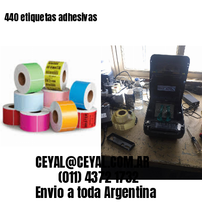 440 etiquetas adhesivas