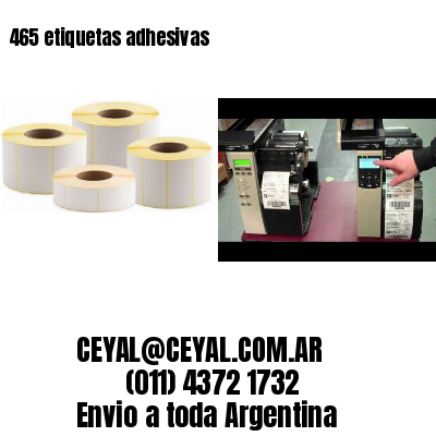 465 etiquetas adhesivas