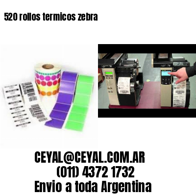520 rollos termicos zebra