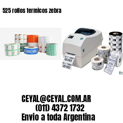 525 rollos termicos zebra