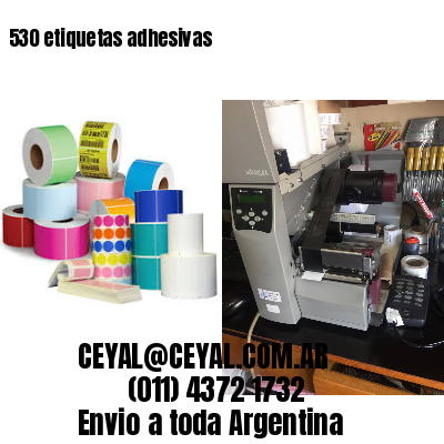 530 etiquetas adhesivas