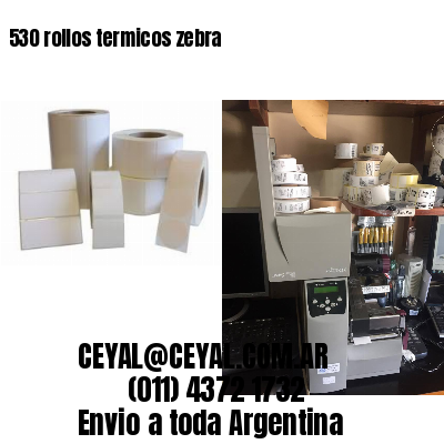 530 rollos termicos zebra