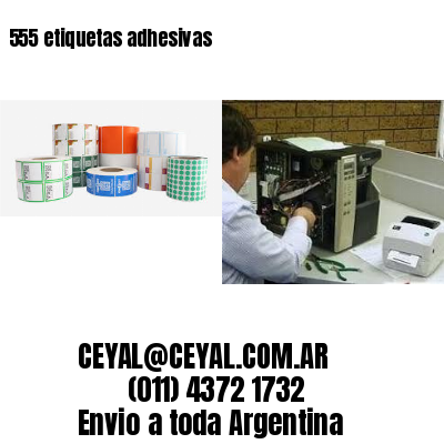 555 etiquetas adhesivas