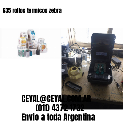 635 rollos termicos zebra