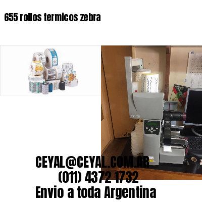 655 rollos termicos zebra