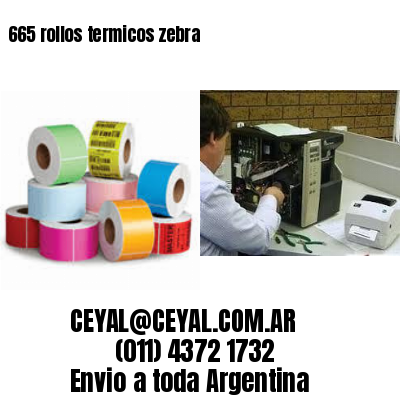 665 rollos termicos zebra