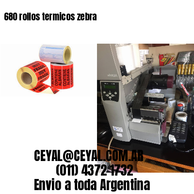 680 rollos termicos zebra