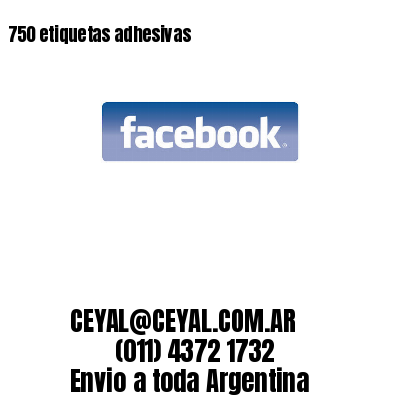 750 etiquetas adhesivas