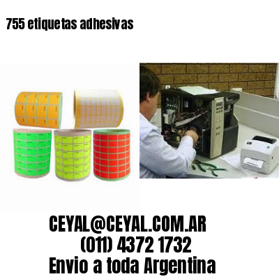 755 etiquetas adhesivas
