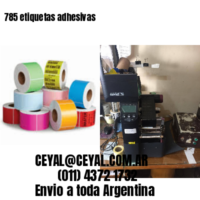 785 etiquetas adhesivas