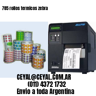 785 rollos termicos zebra
