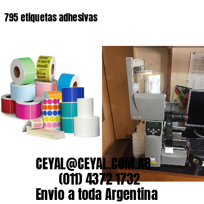 795 etiquetas adhesivas