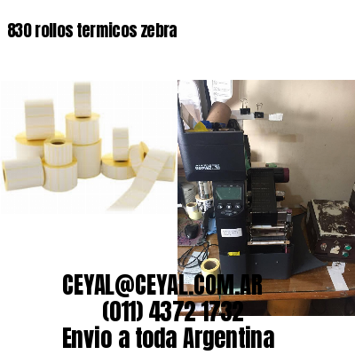 830 rollos termicos zebra