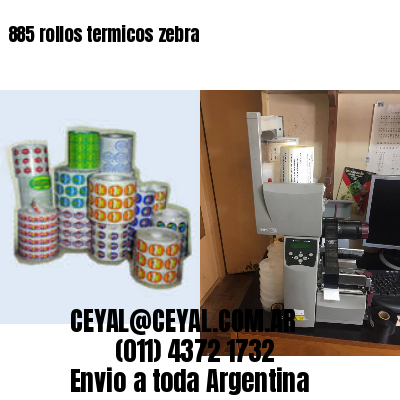 885 rollos termicos zebra