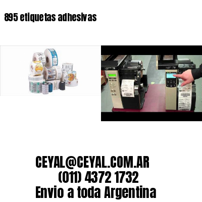 895 etiquetas adhesivas