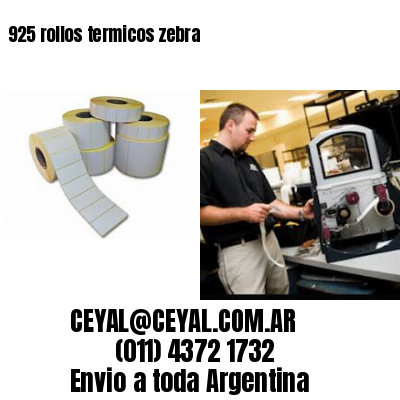 925 rollos termicos zebra