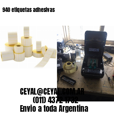 940 etiquetas adhesivas