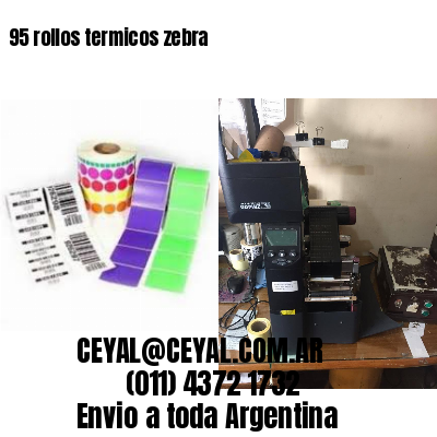 95 rollos termicos zebra
