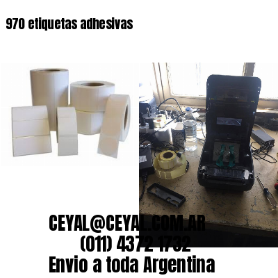 970 etiquetas adhesivas