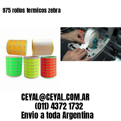 975 rollos termicos zebra