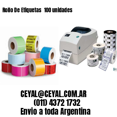 Rollo De Etiquetas  100 unidades