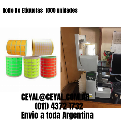 Rollo De Etiquetas  1000 unidades