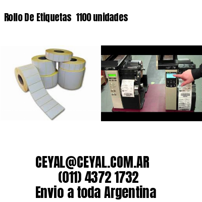 Rollo De Etiquetas  1100 unidades