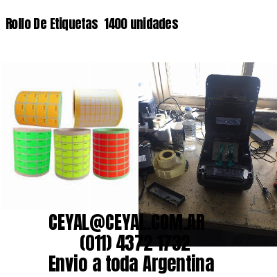 Rollo De Etiquetas  1400 unidades