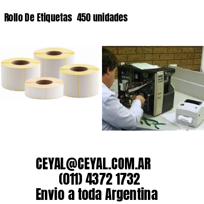 Rollo De Etiquetas  450 unidades