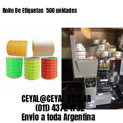 Rollo De Etiquetas  500 unidades