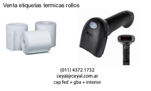 Venta etiquetas termicas rollos