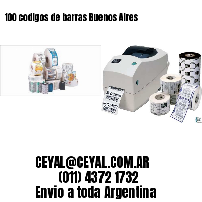 100 codigos de barras Buenos Aires